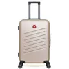 Image de Valise Weekend ABS ZURICH 4 Roues - beige - SWISS KOPPER 65x41x26cm