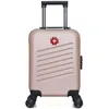 Image de Valise Cabine XXS ZURICH 4 Roues - rose - SWISS KOPPER 46x32x20cm