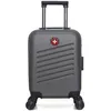 Image de Valise Cabine XXS ZURICH 4 Roues - gris - SWISS KOPPER 46x32x20cm