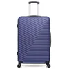 Image de Valise Grand Format LENA 4 Roues - bleu - WAVE PARIS 75x47x29cm