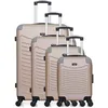 Image de SET DE 4 ABS CONGO-M 4 roues - beige - WAVE PARIS