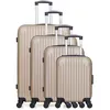 Image de Set de 4 Valises CARPATES-M 75 cm 4 Roues - beige - HERO