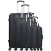 Image de Set de 4 Valises CARPATES-M 75 cm 4 Roues - noir - HERO