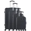 Image de Set de 4 Valises MIAMI-M 75 cm 4 Roues - NOIR - BLUESTAR