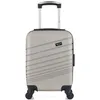 Image de Valise Cabine XXS TIGRE 4 Roues - beige - WAVE PARIS 46x32x20cm