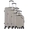 Image de Set de 4 Valises CITE-M 75 cm 4 Roues - BEIGE - BLUESTAR