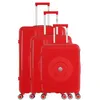 Image de Set de 3 Valises ORION 75 cm 4 Roues - rouge - OBAGO