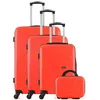 Image de Set de 4 Valises AMAZONE-C - orange - WAVE PARIS