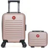 Image de LOT DE 2 - Valises cabine XXS et vanity WIL - rose - SWISS KOPPER