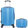 Image de LOT DE 2 - Valises cabine et vanity LIPARI - bleu - HERO
