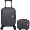 Image de Lot de 2 - Valise cabine XXS et vanity SPIEZ - NOIR - SWISS KOPPER