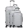Image de Set de 3 Valises LIMA 75 cm 4 Roues - GRIS - BLUESTAR