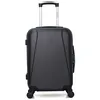 Image de Valise Cabine LANZAROTE 55 cm 4 Roues - noir - HERO 55x35x21cm
