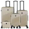 Image de Set de 4 valises - GENTLEMAN FARMER - PETER-C - Beige - Coque rigide - 4 roues multidirectionnelles