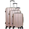 Image de SET DE 3 ABS HIMALAYA 75 cm 4 Roues - rose - HERO
