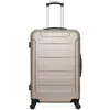 Image de Valise Grand Format ELBE-A 70 cm 4 Roues - beige - WAVE PARIS 70x44x29cm