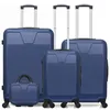Image de Set de 4 valises - WAVE PARIS - SELENGA-C - 4 roues - Marine