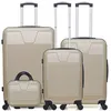 Image de Set de valises - WAVE PARIS - SELENGA-C - 4 roues - Beige - Rigide