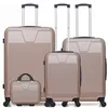 Image de Set de 4 valises - WAVE PARIS - SELENGA-C - 4 roues - Rose doré