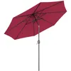 Image de Outsunny - parasol - Métal - 295x295x250cm - Rouge