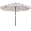 Image de Outsunny - parasol - Bois - 325x325x250cm - Crème