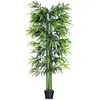Image de Outsunny - Plante artificielle - Plastique - 18x18x180cm - Vert