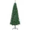 Image de Sapin de Noël artificiel - HOMCOM - 210 cm 865 branches épines imitation nordmann réalisme - métal - 210 cm - vert