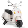 Image de HOMCOM - Moto électrique enfant - Plastique - 102x50.5x75.5cm - Blanc