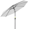 Image de Outsunny - parasol - Métal - 295x295x250cm - Blanc