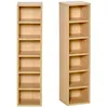 Image de HOMCOM - rangement pour cd et dvd - Bois - 21x19x88cm - Beige