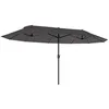 Image de Outsunny - parasol extérieur - Acier - 460x270x240cm - Gris