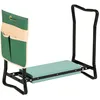 Image de tabouret de jardinage Outsunny Acier 58x28x49cm Vert