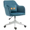 Image de Vinsetto - fauteuil de bureau - Polyester - 55x70x86cm - Bleu