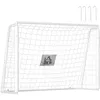 Image de HOMCOM - cage de foot - Métal - 186x62x123cm - Blanc