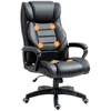 Image de Vinsetto - fauteuil de bureau - Simili cuir - 66x78x120cm - Noir