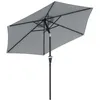 Image de Outsunny - parasol - Métal - 230x230x216cm - Gris