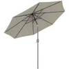 Image de Outsunny - Parasol - Métal - 295x295x250cm - Gris clair