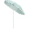 Image de Outsunny - Parasol - Tissu de polyester - 1.8x1.8x2m - vert et blanc