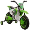 Image de HOMCOM - Moto électrique pour enfants - PP - 106.5x51.5x68cm - Vert