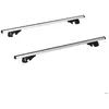Image de HOMCOM - Barres de toit de voiture - Alliage daluminium - 135x5.5x7cm - Argent