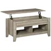 Image de Table basse HOMCOM Panneaux de particules classe E1 105x74x61.5cm Chêne