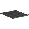 Image de Toit de rechange pour pergola Outsunny Polyester 250x255cm Gris foncé