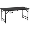Image de Outsunny - Table de jardin - HDPE - 118x60x74cm - Gris foncé
