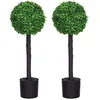 Image de Pante artificielle HOMCOM PE 20x20x60cm Vert