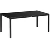 Image de Outsunny - Table de jardin - Aluminium - 180x80x72cm - Noir