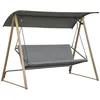 Image de Outsunny - Balancelle de jardin - Polyester - 224x133x173cm - Gris