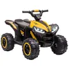 Image de HOMCOM - Quad buggy électrique enfant - PP - 83x53x55.5cm - Jaune