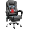Image de Vinsetto - Fauteuil de bureau - Tissu de microfibre (100% polyester) - 65x70x119cm - Gris