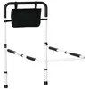 Image de HOMCOM - Barrière de Lit - Acier - 95x52x102cm - Blanc