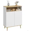 Image de HOMCOM - Buffet - Bois - 80x38x102cm - Blanc